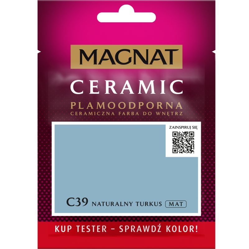 Tester farby Magnat Ceramic C39 naturalny turkus 0,03 l