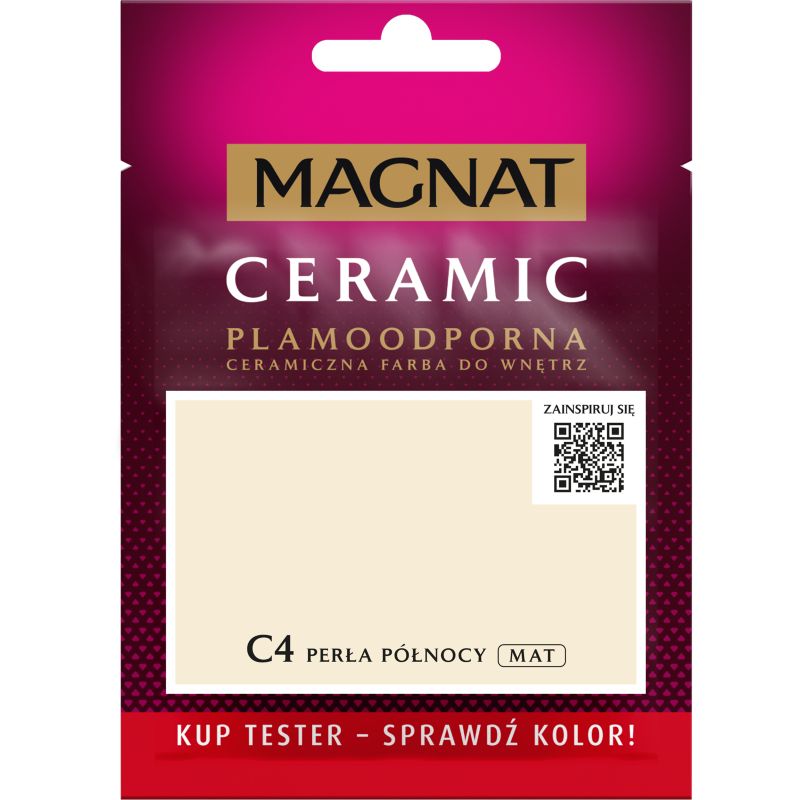 Tester farby Magnat Ceramic C4 perła północy 0,03 l