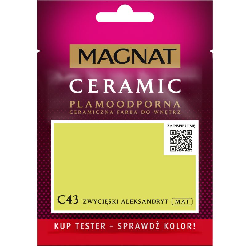 Tester farby Magnat Ceramic C43 zwycięski aleksandryt 0,03 l