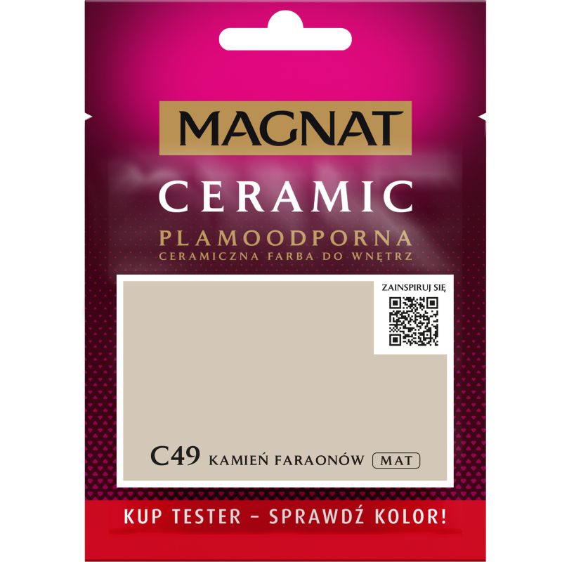 Tester farby Magnat Ceramic C49 kamień faraonów 0,03 l