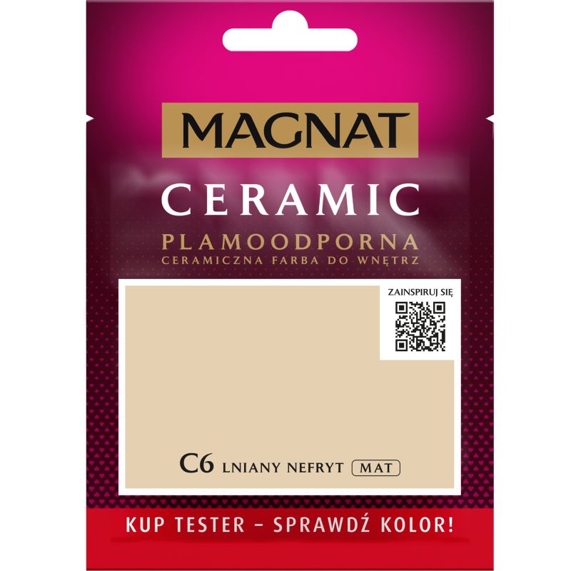 Tester farby Magnat Ceramic C6 lniany nefryt 0,03 l