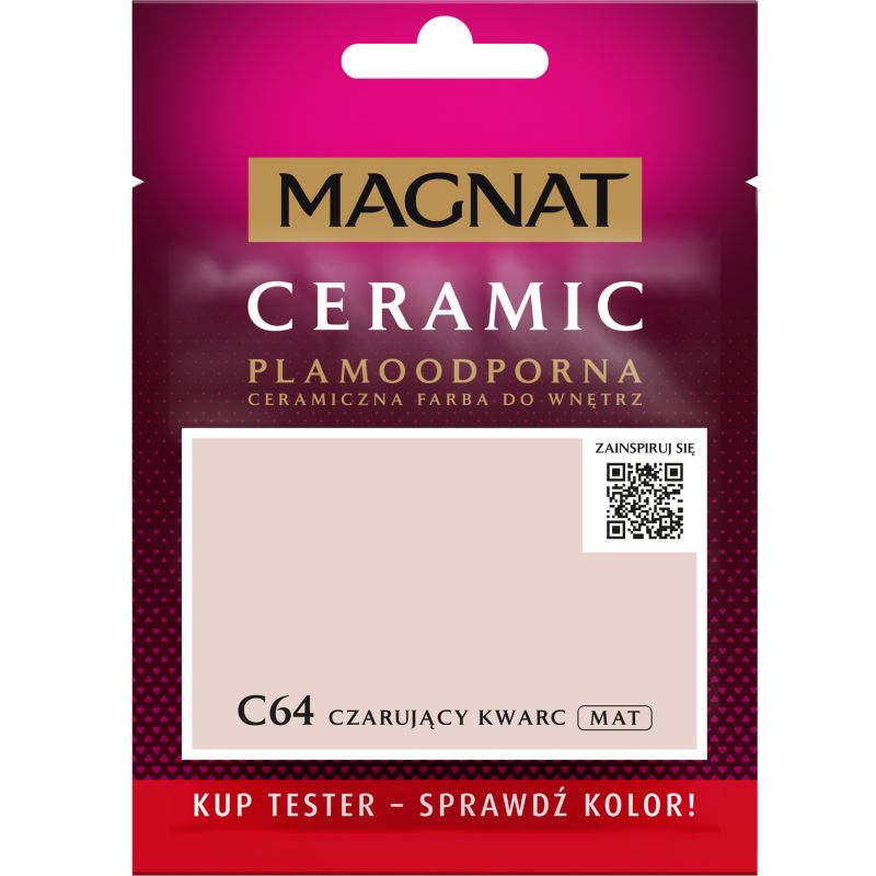 Tester farby Magnat Ceramic C64 czarujący kwarc 0,03 l