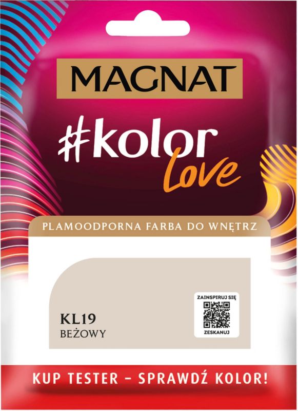 Tester farby Magnat #kolorLove beżowy 0,025 l