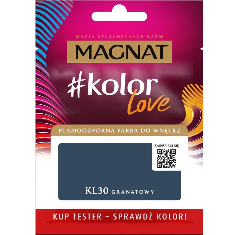 Tester farby Magnat #kolorLove KL30 granatowy 0,025 l