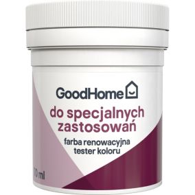 Tester farby renowacyjnej GoodHome matowy biały 70 ml