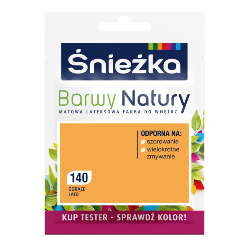 Tester farby Śnieżka Barwy Natury gorące lato 25 ml