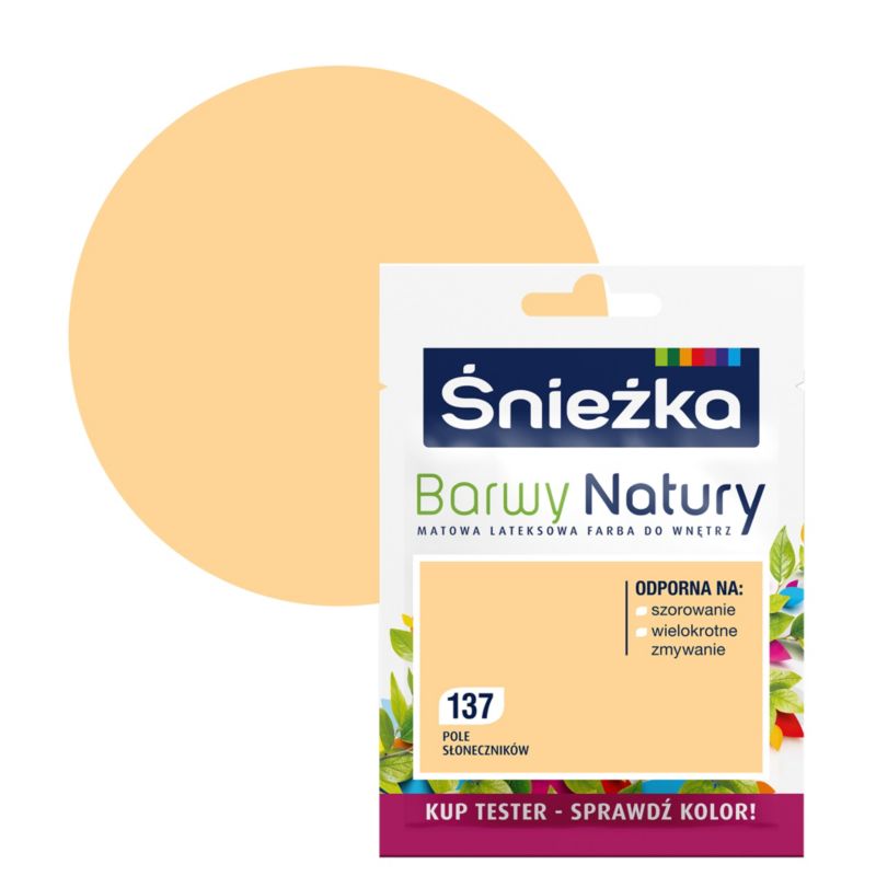 Tester farby Śnieżka Barwy Natury letni poranek 25 ml