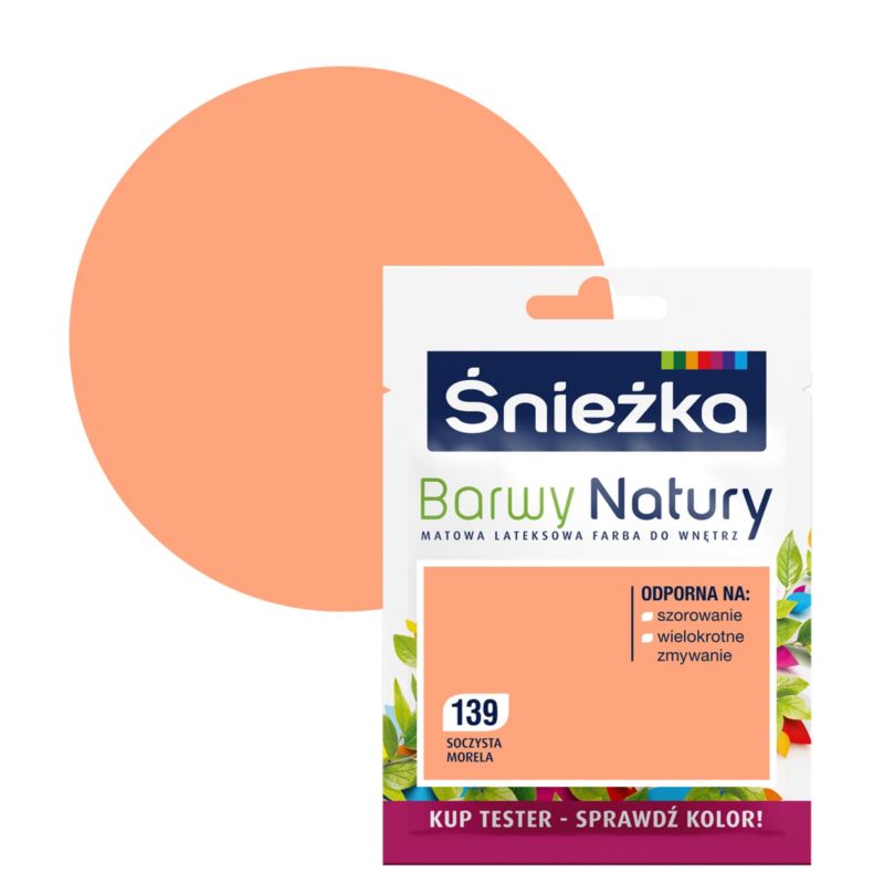 Tester farby Śnieżka Barwy Natury lilia wodna 25 ml