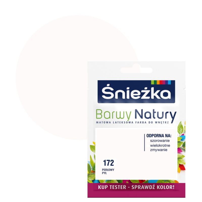 Tester farby Śnieżka Barwy Natury perłowy pył 25 ml