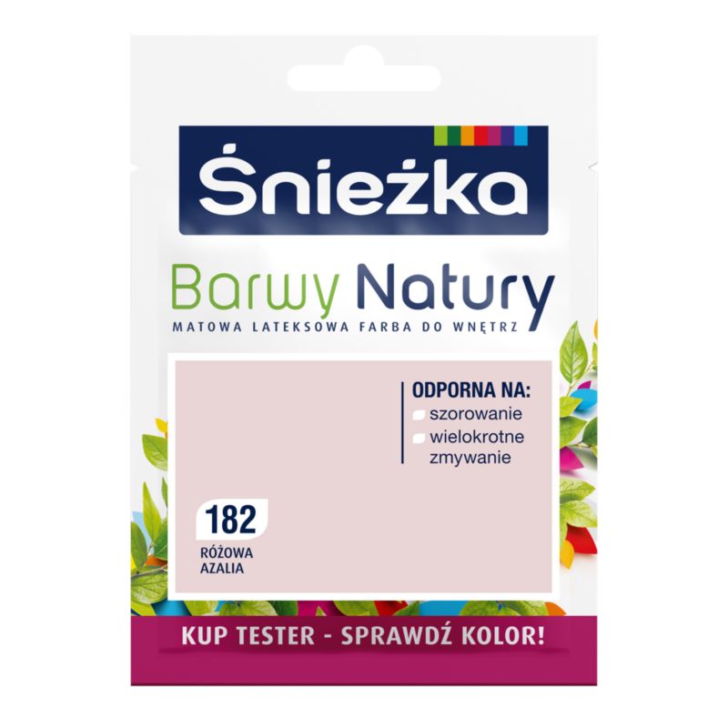 Tester farby Śnieżka Barwy Natury różowa azalia 25 ml
