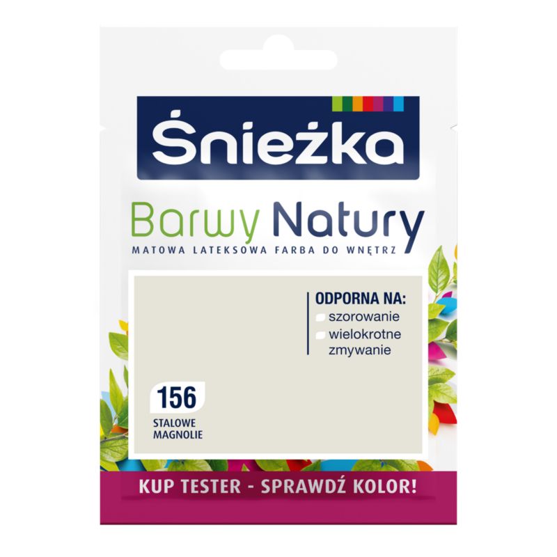 Tester farby Śnieżka Barwy Natury stalowa magnolia 25 ml