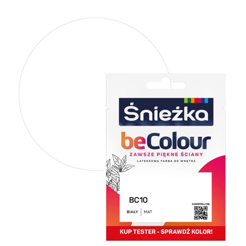 Tester farby Śnieżka Becolour biały 25 ml
