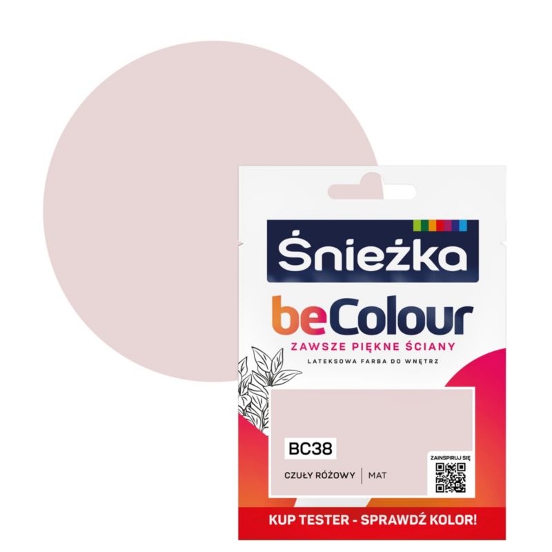 Tester farby Śnieżka Becolour czuły różowy 25 ml