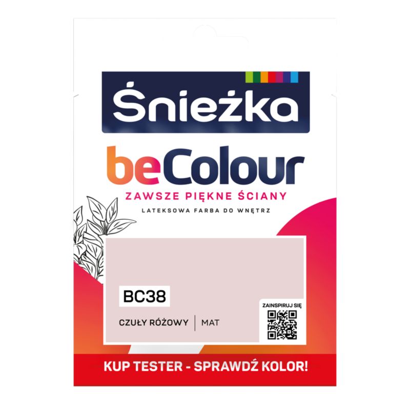 Tester farby Śnieżka Becolour czuły różowy 25 ml