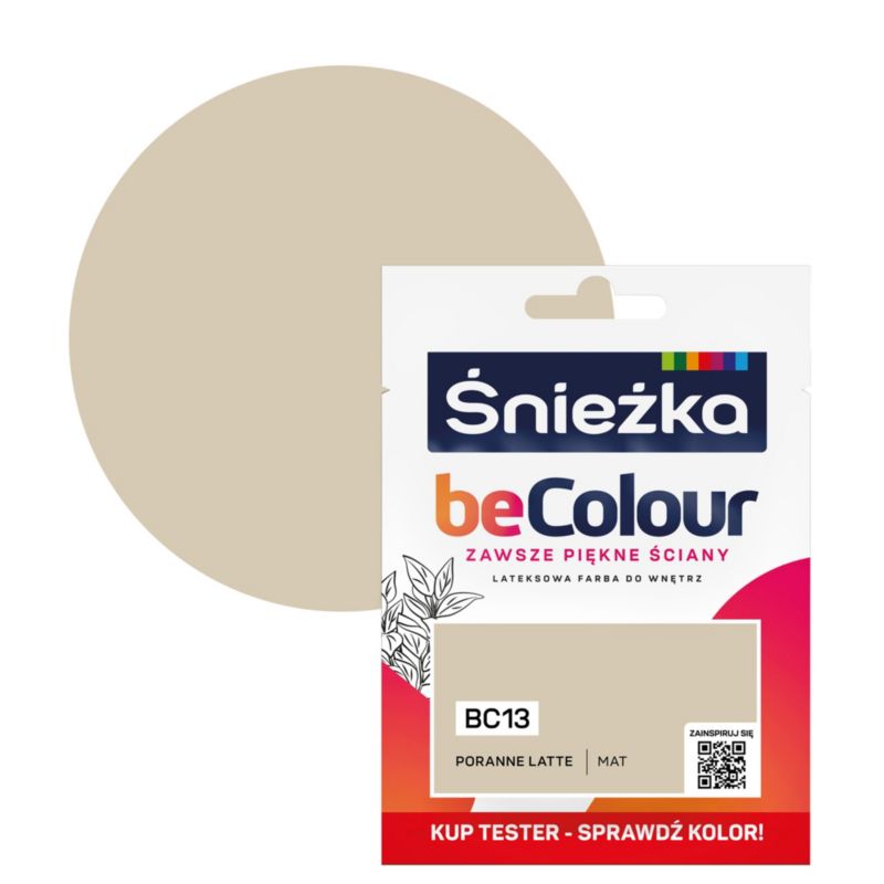 Tester farby Śnieżka Becolour poranne latte 25 ml