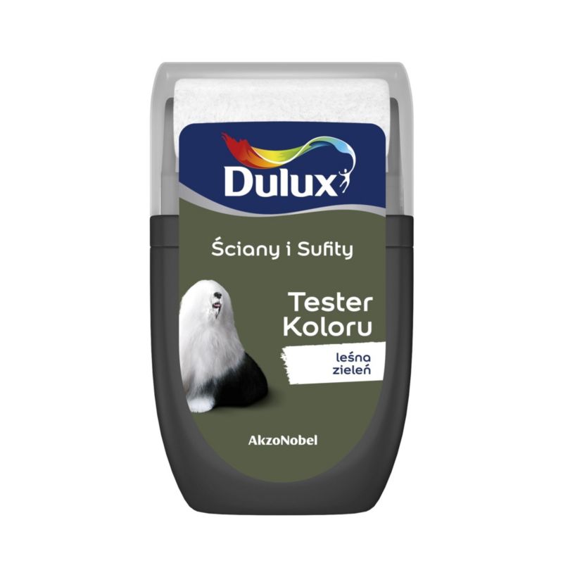 Tester koloru Dulux Ściany i sufity leśna zieleń 30 ml