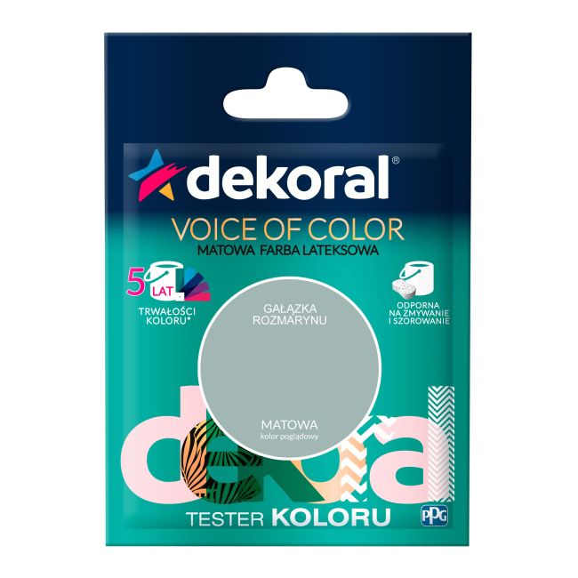Testerfarby kolorowej Dekoral Voice of Color gałązka rozmarynu 0,05 l