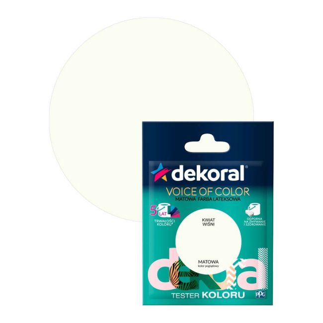 Testerfarby kolorowej Dekoral Voice of Color kwiat wiśni 0,05 l