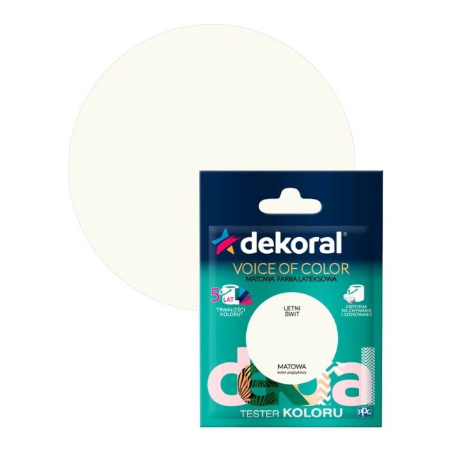 Testerfarby kolorowej Dekoral Voice of Color letni świt 0,05 l