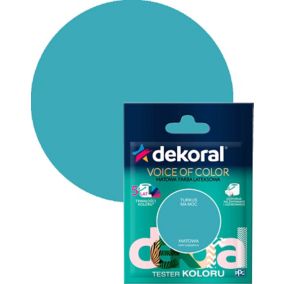 Testerfarby kolorowej Dekoral Voice of Color turkus ma moc 0,05 l