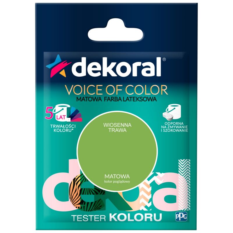 Testerfarby kolorowej Dekoral Voice of Color wiosenna trawa 0,05 l