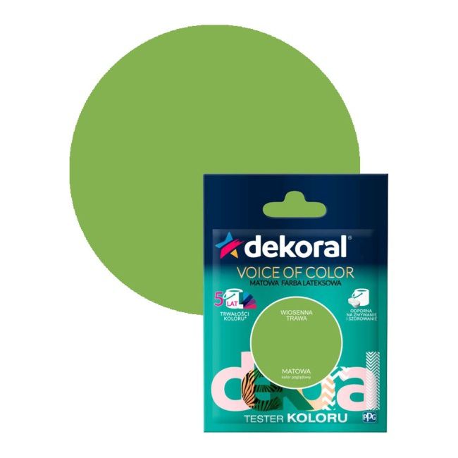 Testerfarby kolorowej Dekoral Voice of Color wiosenna trawa 0,05 l