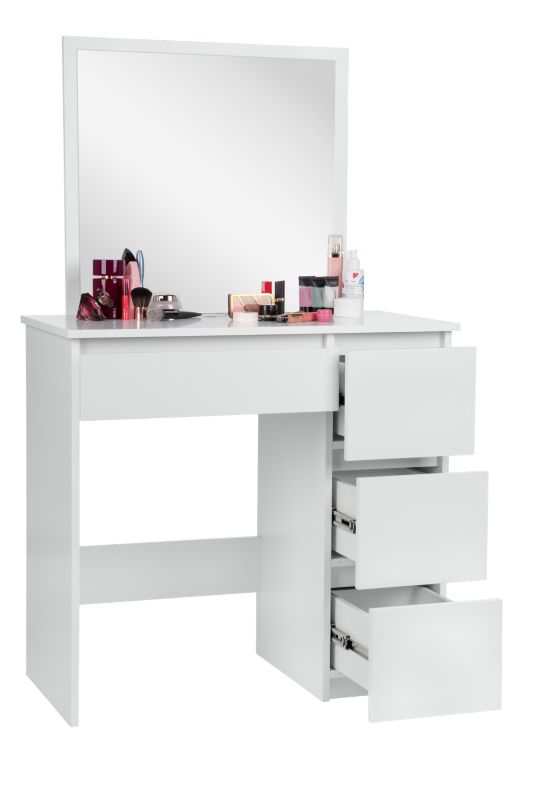 Toaletka FUNFIT HOME&OFFICE z lustrem biała 80 x 132 cm 1szt.