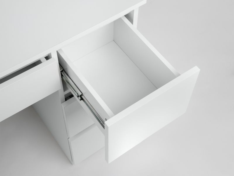 Toaletka FUNFIT HOME&OFFICE z lustrem biała 80 x 132 cm 1szt.