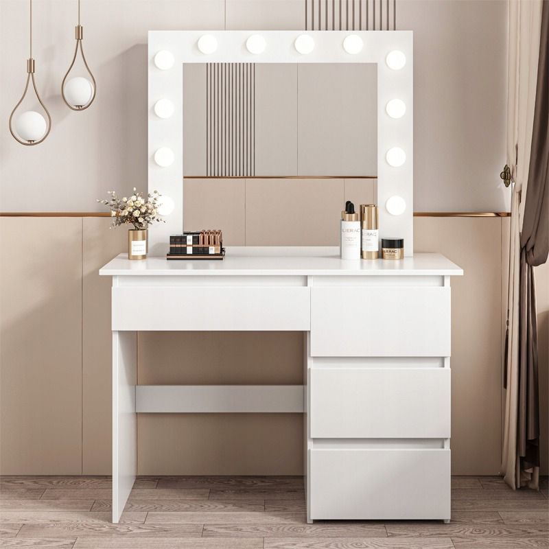 Toaletka kosmetyczna Rebiko do makijażu z lustrem led 90 cm 1 szt.
