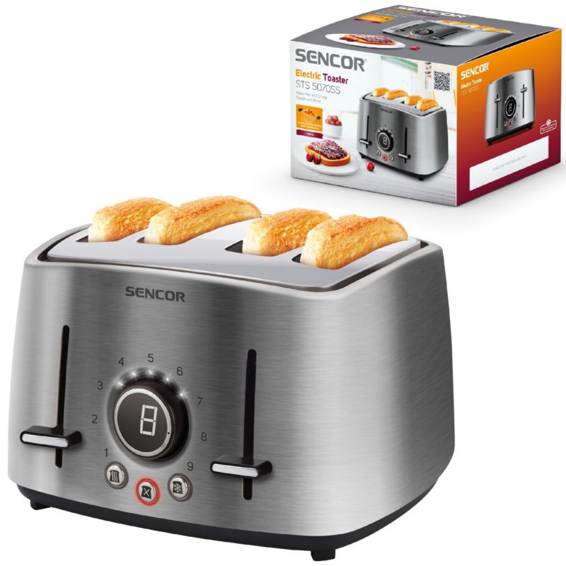 Toster Sencor STS 5070SS Regulacja 4xTosty 1600W 1szt