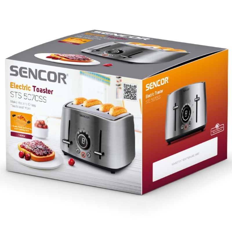 Toster Sencor STS 5070SS Regulacja 4xTosty 1600W 1szt