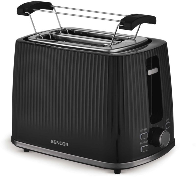 Toster Sencor STS 7511BK Elektryczny 2 Tosty Czarny 930W Rozmrażanie 1szt