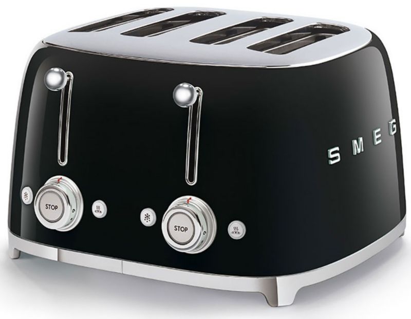 Toster Smeg TSF03BLEU kolor czarny 1szt.