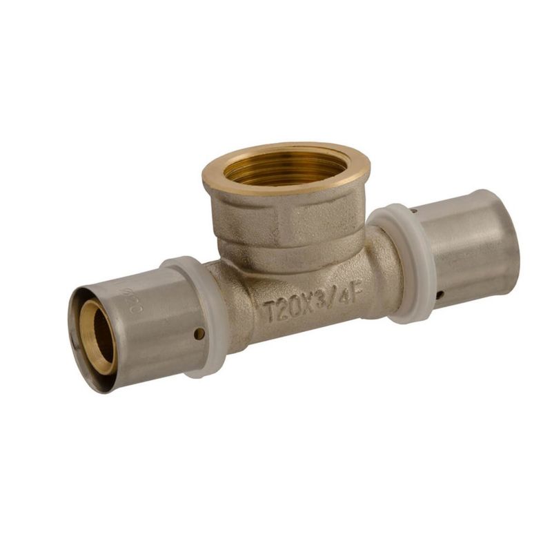 Trójnik PEX IDMAR 25x1"x25mm gwint wewnętrzny - system zaprasowywany 1szt.