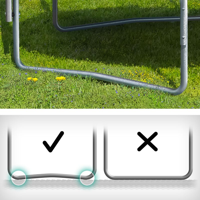 Trampolina 10FT Slogen Basic 312cm z siatką zewnętrzną i drabinką 1szt.