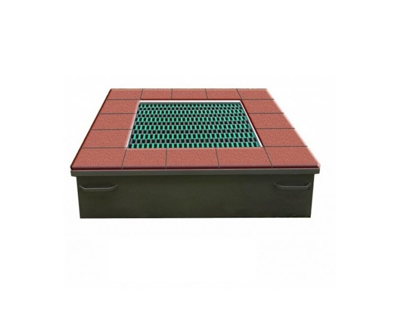 Trampolina Allforbaby lamelki   Plac Zabaw 150X150Cm  En1176 1 szt