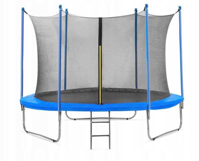Trampolina Corciano ogrodowa Total Sport 244 cm 8FT z siatką wewnętrzną + drabinka 1szt.