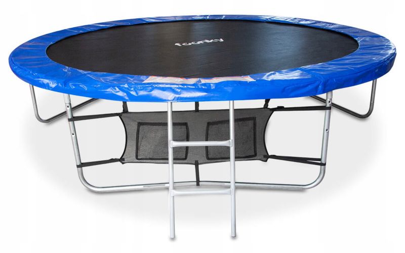 Trampolina Fuunky Ogrodowa  dla dzieci 8FT Drabinka + Siatka na Buty 252cm 1 szt