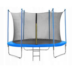 Trampolina ogrodowa Corciano z siatką wewnętrzną i drabinką 10 ft 312cm 1 szt.