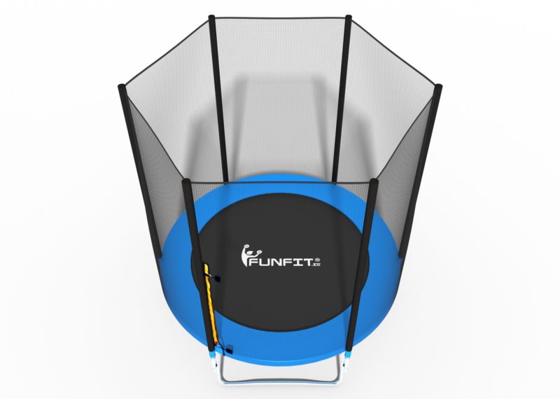 Trampolina ogrodowa FUNFIT GYM&FITNESS 183 cm 6 ft z siatką zewnętrzną  1 szt.
