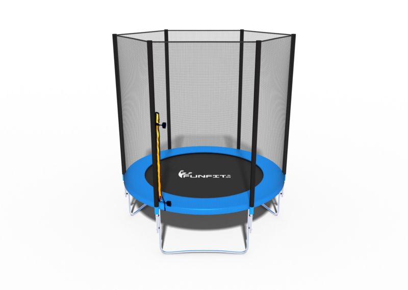 Trampolina ogrodowa FUNFIT GYM&FITNESS 183 cm 6 ft z siatką zewnętrzną  1 szt.
