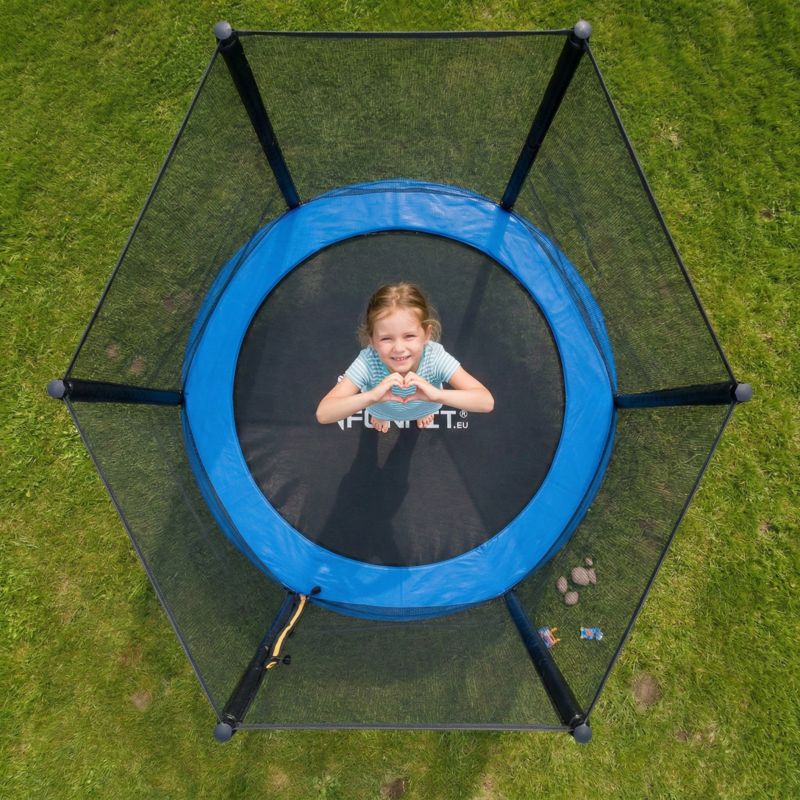 Trampolina ogrodowa FUNFIT GYM&FITNESS 183 cm 6 ft z siatką zewnętrzną  1 szt.