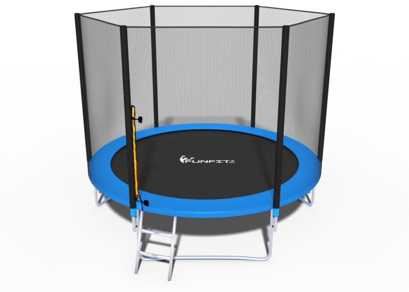 Trampolina ogrodowa FUNFIT GYM&FITNESS 252 cm 8 ft z siatką zewnętrzną 1 szt.