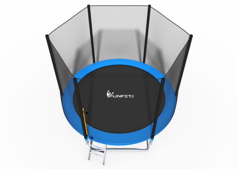 Trampolina ogrodowa FUNFIT GYM&FITNESS 252 cm 8 ft z siatką zewnętrzną 1 szt.