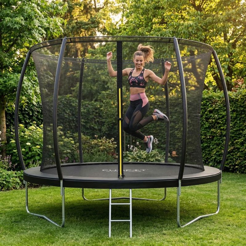 Trampolina ogrodowa FUNFIT GYM&FITNESS 312 cm 10 ft z siatką wewnętrzną premium 1 szt.