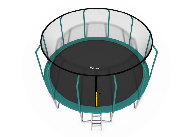 Trampolina ogrodowa FUNFIT GYM&FITNESS 465 cm 15 ft z siatką wewnętrzną 1 szt.