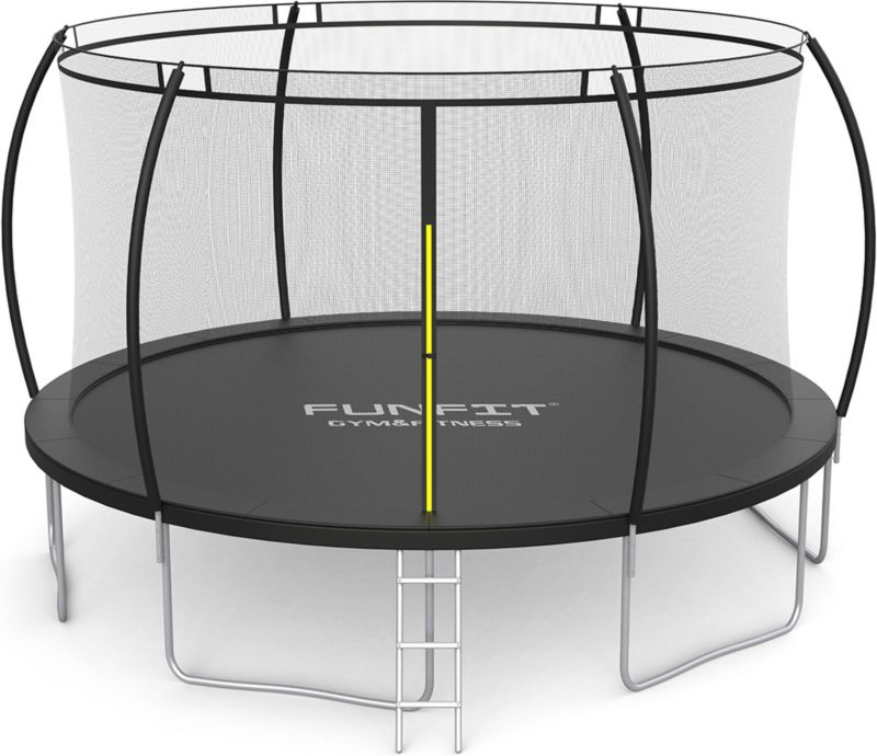 Trampolina ogrodowa FUNFIT GYM&FITNESS 490 cm 16 ft z siatką wewnętrzną premium 1 szt.