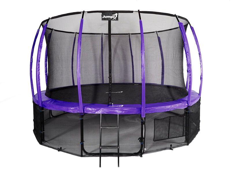 Trampolina Ogrodowa Jumpi 487cm/16FT Maxy Comfort Plus Fioletowa Z Wewnętrzną Siatką 1 szt