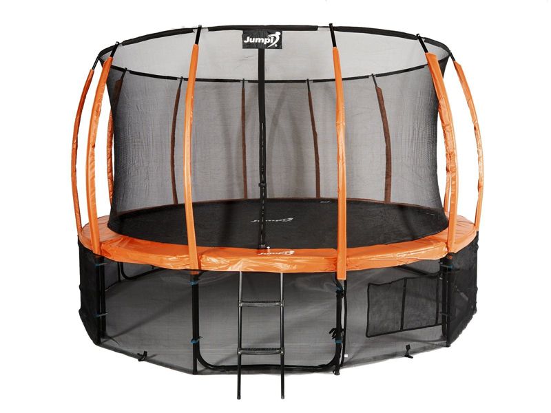 Trampolina Ogrodowa Jumpi 487cm/16FT Maxy Comfort Plus Pomarańczowa Z Wewnętrzną Siatką 1 szt