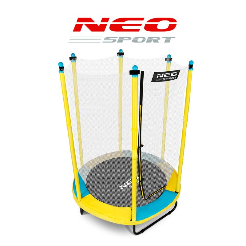 Trampolina ogrodowa Neo-Sport 140cm 4ft dla dzieci 1 szt.